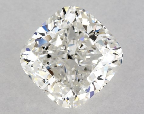 GIA 1.00 Carat H-VS1 Ideal Cut Cushion Modified Natural Diamond